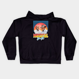 greatest hits 80s musical youth / retro vintage flyers Kids Hoodie